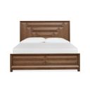 The appearance of Callisto Queen Panel Bed In Bourbon Brown designed by Magnussen in the transitional interior design. This bourbon brown piece of furniture was selected by 1StopBedrooms from Callisto Collection to add a touch of cosiness and style into your home. Sku: B6396-54H;B6396-54F;B6396-54R. Bed Type: Panel Bed. Bed Size: Queen. Material: Oak Veneer.