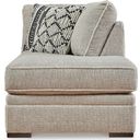 The appearance of Calnita RAF Corner Chaise In Sisal designed by Signature Design by Ashley in the modern / contemporary interior design. This sisal piece of furniture  was selected by 1StopBedrooms from Calnita Collection to add a touch of cosiness and style into your home. Sku: 2050217. Material: Fabric.