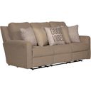 The appearance of Calvin Power Reclining Sofa In Putty designed by Catnapper in the traditional interior design. This putty piece of furniture was selected by 1StopBedrooms from Calvin Collection to add a touch of cosiness and style into your home. Sku: 61631189426236426. Material: Fabric.