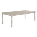 The appearance of Cambric Batiste Rectangular Dining Table In Creme designed by American Drew in the modern / contemporary interior design. This creme piece of furniture was selected by 1StopBedrooms from Cambric Collection to add a touch of cosiness and style into your home. Sku: 309-760C. Material: Wood. Table Top Shape: Rectangular. Size: 43" x 92".