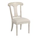 The appearance of Cambric Maeve Wood Back Side Chair Set of 2 In Creme and White designed by American Drew in the modern / contemporary interior design. This creme piece of furniture was selected by 1StopBedrooms from Cambric Collection to add a touch of cosiness and style into your home. Sku: 309-638C. Material: Wood.