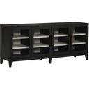 The appearance of Camden 72 Inch Console In Domino designed by Aspenhome in the transitional interior design. This domino piece of furniture  was selected by 1StopBedrooms from Camden Collection to add a touch of cosiness and style into your home. Sku: I631-272. Material: Wood.