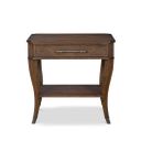 Camden Benjamin Side Table In Rustic Brown