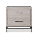 Camden Benton Nightstand In Rustic White