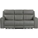 The appearance of Camden Sofa P3 and ZW In Aline Light Gray designed by Liberty in the transitional interior design. This aline light gray piece of furniture  was selected by 1StopBedrooms from Camden Collection to add a touch of cosiness and style into your home. Sku: 7021LG-33P. Material: Solid Hardwood.