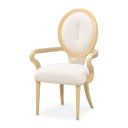 Camellia Field Dining Arm Chair Set of 2 In Caramel