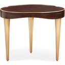 The appearance of Camellia Field End Table In Warm Pecan designed by Michael Amini in the transitional interior design. This warm pecan piece of furniture was selected by 1StopBedrooms from Camellia Field Collection to add a touch of cosiness and style into your home. Sku: N9090205-400. Material: Solid Wood.