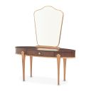 Camellia Field Vanity with Mirror In Warm Pecan
