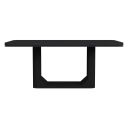 Camelot 72 Inch Rectangular Dining Table In Black