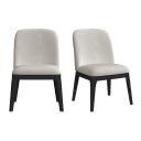 Camelot Dining Side Chair Set of 2 In Black