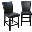 The appearance of Camila Black Counter Chair - Set Of 2 designed by Steve Silver in the transitional interior design. This espresso piece of furniture was selected by 1StopBedrooms from Camila Collection to add a touch of cosiness and style into your home. Sku: CM420CCKN. Material: Wood.