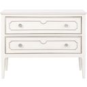 Camille Chest In Linen and Silver