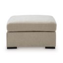 Camparia Oversized Accent Ottoman In Stone