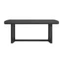Canal Rectangular Dining Table In Black