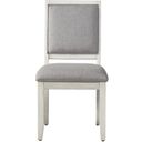 The appearance of Canova Parsons Chair - Set Of 2 designed by Steve Silver in the transitional interior design. This grey piece of furniture was selected by 1StopBedrooms from Canova Collection to add a touch of cosiness and style into your home. Sku: CV500SG. Material: Wood.