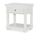 Canterbury 2.0 1 Drawer Open Night Stand In Natural White