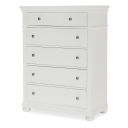 Canterbury 2.0 5 Drawer Chest In Natural White