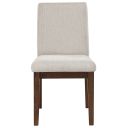 Canton Upholstered Side Chair Set of 2 In Brown