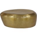 Capsule Aluminum Coffee Table In Gold