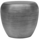 The appearance of Capsule Aluminum End Table In Silver designed by Meridian in the modern / contemporary interior design. This silver piece of furniture  was selected by 1StopBedrooms from Capsule Collection to add a touch of cosiness and style into your home. Sku: 99062Silver-ET. Material: Aluminum.