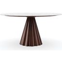 The appearance of Caracole Classic All Natural Dining Table designed by Caracole in the modern / contemporary interior design. This walnut piece of furniture was selected by 1StopBedrooms from Caracole Classic Collection to add a touch of cosiness and style into your home. Sku: CLA-020-203B;CLA-020-203T. Table Top Shape: Round. Material: Wood. Size: 60".