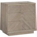 The appearance of Caracole Classic Crossed Purposes Nightstand designed by Caracole in the transitional interior design. This brown piece of furniture was selected by 1StopBedrooms from Caracole Classic Collection to add a touch of cosiness and style into your home. Sku: CLA-019-065. Material: Wood.