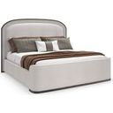 The appearance of Caracole Classic Wanderlust Bed Queen designed by Caracole in the transitional interior design. This bronze piece of furniture was selected by 1StopBedrooms from Caracole Classic Collection to add a touch of cosiness and style into your home. Sku: CLA-422-102F;CLA-422-102H;CLA-422-102R. Bed Type: Platform Bed. Material: Wood. Bed Size: Queen.