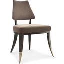 Caracole Classic Caress Dining Chair In Brushed Gold