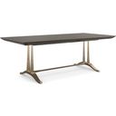 Caracole Classic D'Orsay Dining Table In Champagne Gold