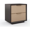 The appearance of Caracole Classic Double Wrap Nightstand designed by Caracole in the modern / contemporary interior design. This dark chocolate piece of furniture was selected by 1StopBedrooms from Caracole Classic Collection to add a touch of cosiness and style into your home. Sku: CLA-020-061. Material: Wood.