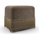 Caracole Classic Petit Four Ottoman In Dark Chocolate