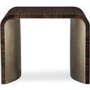 The appearance of Caracole Modern Streamline End Table designed by Caracole in the modern / contemporary interior design. This brown piece of furniture was selected by 1StopBedrooms from Modern Streamline Collection to add a touch of cosiness and style into your home. Sku: M021-417-414. Material: Wood.
