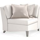 The appearance of Caracole Victoria By Schnadig Sectional Corner Piece Only designed by Caracole in the transitional interior design. This white piece of furniture  was selected by 1StopBedrooms from Victoria Collection to add a touch of cosiness and style into your home. Sku: 9270-005-A. Material: Wood.