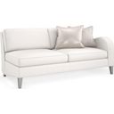 The appearance of Caracole Victoria By Schnadig Sectional Right Arm Loveseat Only designed by Caracole in the transitional interior design. This cream piece of furniture  was selected by 1StopBedrooms from Victoria Collection to add a touch of cosiness and style into your home. Sku: 9270-008-A. Material: Wood.