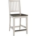 The appearance of Caraway Counter Height Chair Set of 2 with Wood Seat In Aged Ivory designed by Aspenhome in the country / farmhouse interior design. This aged ivory piece of furniture was selected by 1StopBedrooms from Caraway Collection to add a touch of cosiness and style into your home. Sku: I248-6050S. Material: Wood.