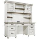 The appearance of Caraway Credenza And Hutch In White designed by Aspenhome in the country / farmhouse interior design. This white piece of furniture was selected by 1StopBedrooms from Caraway Collection to add a touch of cosiness and style into your home. Sku: I248-316-1;I248-317-1. Material: Wood.