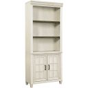 The appearance of Caraway Door Bookcase In White designed by Aspenhome in the country / farmhouse interior design. This white piece of furniture was selected by 1StopBedrooms from Caraway Collection to add a touch of cosiness and style into your home. Sku: I248-332-1. Material: Wood.