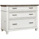 The appearance of Caraway Lateral File In White designed by Aspenhome in the country / farmhouse interior design. This white piece of furniture was selected by 1StopBedrooms from Caraway Collection to add a touch of cosiness and style into your home. Sku: I248-378-1. Material: Wood.
