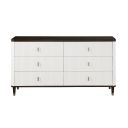 The appearance of Carena Dresser With Jewelry Tray In White and Brown designed by ACME in the transitional interior design. This white and brown piece of furniture was selected by 1StopBedrooms from Carena Collection to add a touch of cosiness and style into your home. Sku: BD02030. Material: Wood.