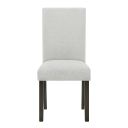 Carissa Dining Chair Set of 2 In Stone and Espresso