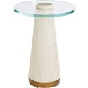 The appearance of Carmel Castlewood Glass Top Accent Table In Monterey designed by Barclay Butera in the transitional interior design. This monterey piece of furniture was selected by 1StopBedrooms from Carmel Collection to add a touch of cosiness and style into your home. Sku: 931-952. Material: Glass.