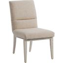 The appearance of Carmel Palmero Upholstered Side Chair In Monterey designed by Barclay Butera in the transitional interior design. This monterey piece of furniture  was selected by 1StopBedrooms from Carmel Collection to add a touch of cosiness and style into your home. Sku: 931-882-01. Material: Wood.