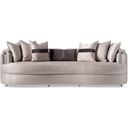 The appearance of Carmela Mansion Sofa In Zinc and Silver designed by Michael Amini in the transitional interior design. This silver piece of furniture was selected by 1StopBedrooms from Carmela Collection to add a touch of cosiness and style into your home. Sku: LFR-CRMA816-ZNC-808. Material: Beech.