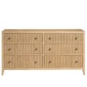 The appearance of Carmen Dresser In Skylark designed by Universal in the modern / contemporary interior design. This skylark piece of furniture  was selected by 1StopBedrooms from Avaline Collection to add a touch of cosiness and style into your home. Sku: U428A050. Material: Wood.