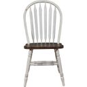 The appearance of Carolina Crossing Windsor Side Chair Set Of 2 In White designed by Liberty in the transitional interior design. This white piece of furniture  was selected by 1StopBedrooms from Carolina Crossing Collection to add a touch of cosiness and style into your home. Sku: 186W-C1000S. Material: Rubberwood.
