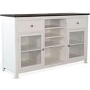 Carriage House Buffet Only In Off White And Dark Brown