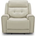 The appearance of Carrington Sg Power Recliner In Baja Stone designed by Liberty in the transitional interior design. This stone piece of furniture  was selected by 1StopBedrooms from Carrington Collection to add a touch of cosiness and style into your home. Sku: 7006ST-13P. Material: Plywood.