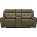 Carrington Zero Gravity Power Reclining Loveseat with Console In Sand