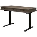 The appearance of Carson Wood Electronic Sit and Stand Desk In Weathered Gray designed by Martin Furniture in the country / farmhouse interior design. This weathered gray piece of furniture  was selected by 1StopBedrooms from Carson Collection to add a touch of cosiness and style into your home. Sku: IMCA384T-KIT. Material: Wood.