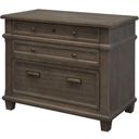 The appearance of Carson Wood Lateral File with Storage File Drawer In Weathered Gray designed by Martin Furniture in the country / farmhouse interior design. This weathered gray piece of furniture was selected by 1StopBedrooms from Carson Collection to add a touch of cosiness and style into your home. Sku: IMCA450. Material: Wood.